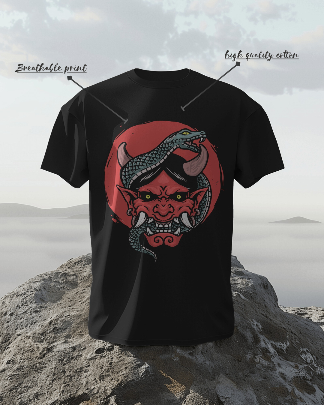 Serpent Oni Tee – Steezon Streetwear Exclusive