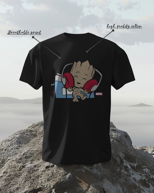 Baby Groot Vibes T-Shirt – 100% Cotton Biowash