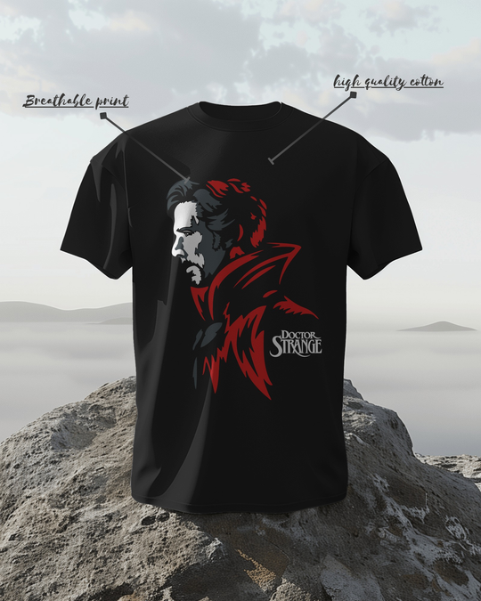 Doctor Strange T-Shirt – Marvel Sorcerer Supreme Profile Graphic Tee