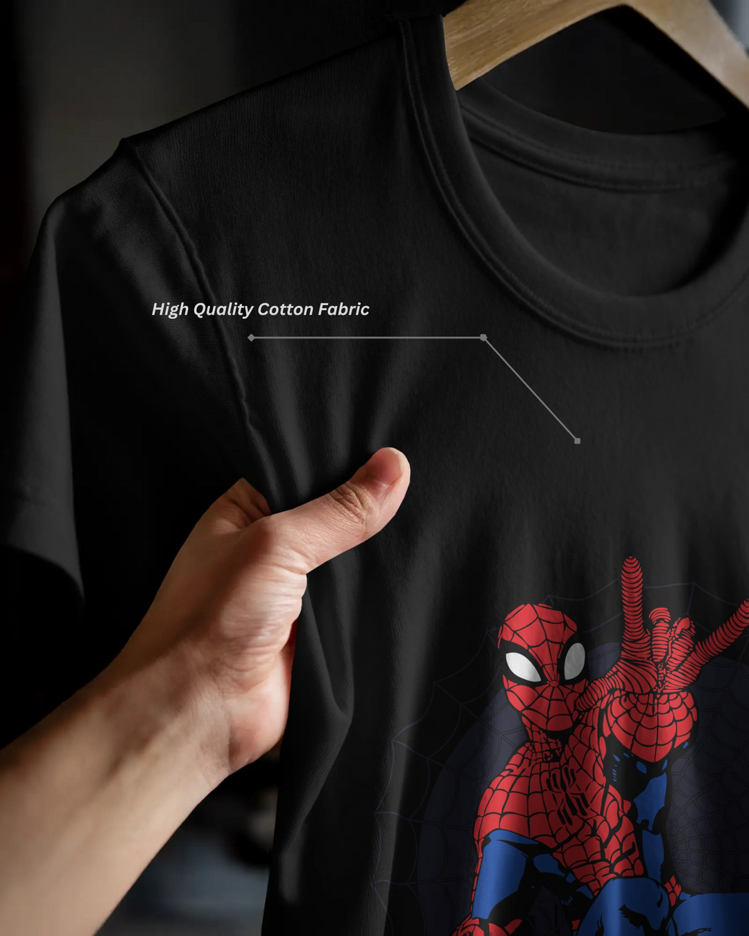 Spider Man T-Shirt – Comic-Style Web Crawler Graphic Tee