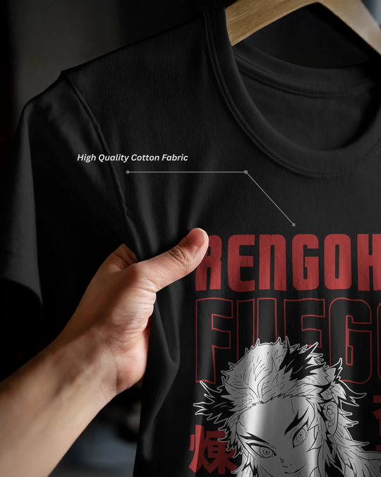 Rengoku Fuego Demon Slayer T-Shirt