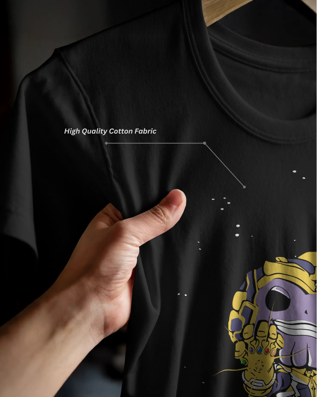 Thanos Snap T-Shirt – 100% Cotton Biowash