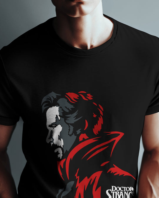 Doctor Strange T-Shirt – Marvel Sorcerer Supreme Profile Graphic Tee