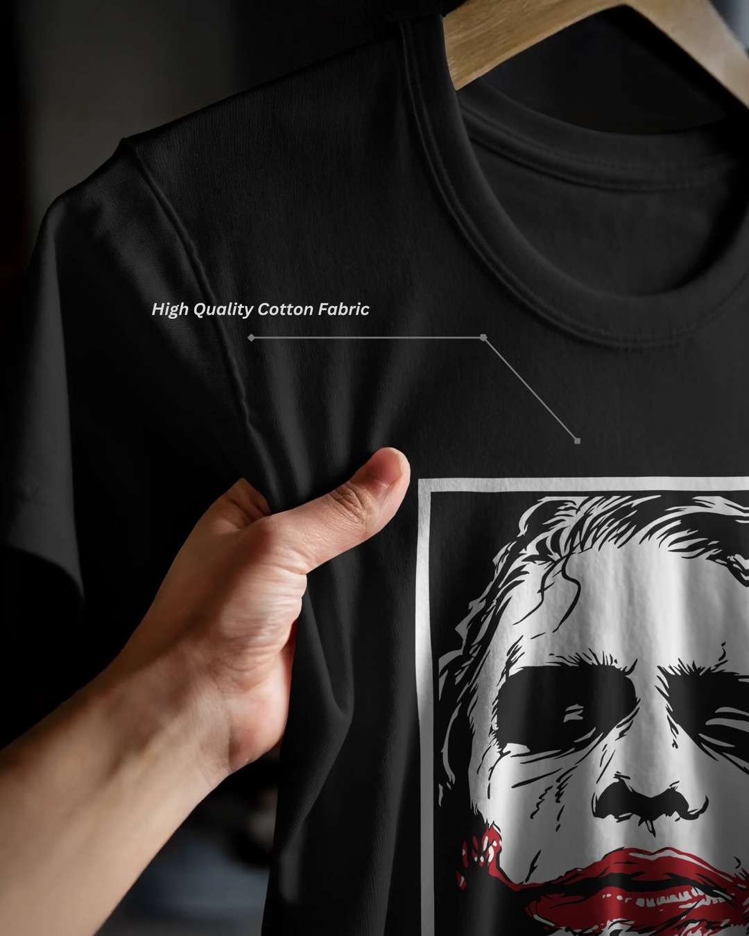 Joker "DISOBEY" Graphic T-Shirt – Bold Villain Art Tee
