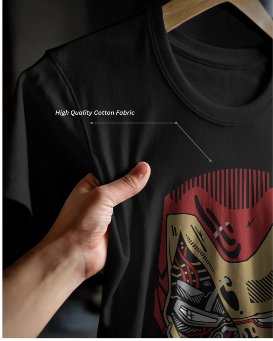 Iron man Mask T-Shirt – Futuristic Mech-Style Iron Man Graphic Tee