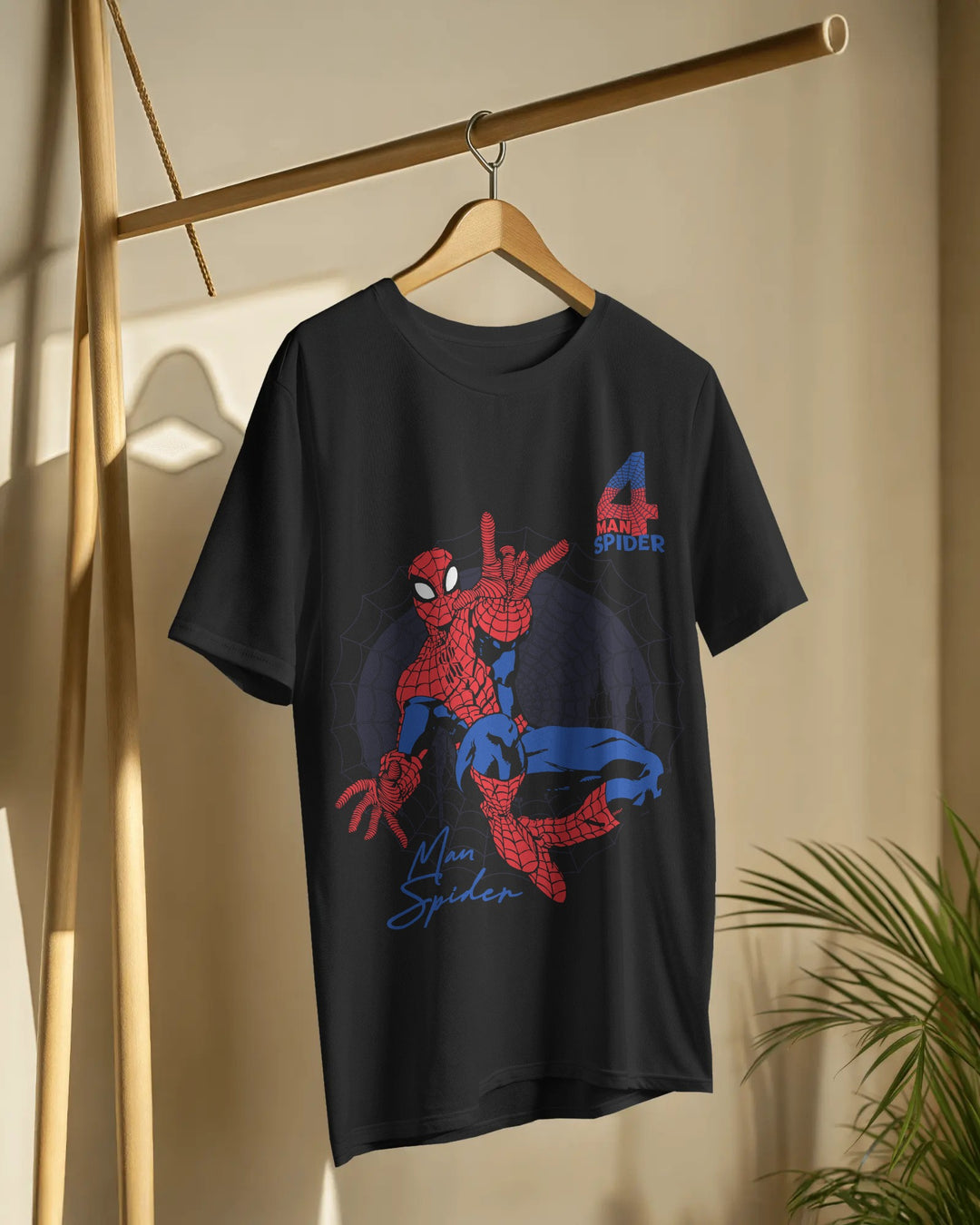 Spider Man T-Shirt – Comic-Style Web Crawler Graphic Tee