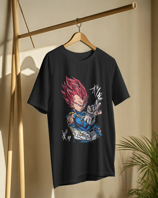 Vegeta T-Shirt | Regular Fit | 100% Cotton Bio-Wash