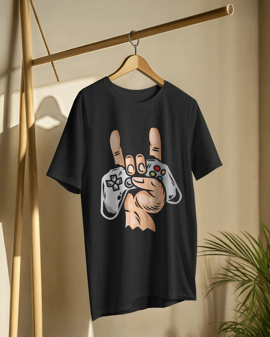“Game Overkill” T-Shirt | Regular Fit | 100% Cotton Bio-Wash | Gamer Streetwear