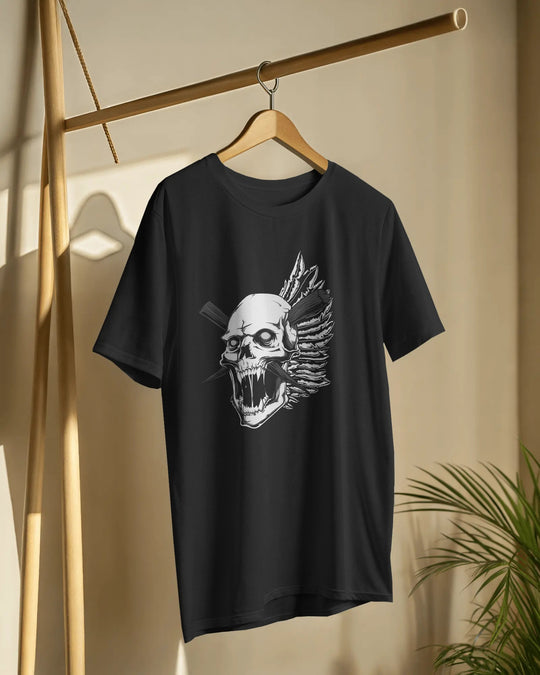 "Rage Skull" T-Shirt | Dark Graphic Tee | Regular Fit | 100% Cotton Bio-Wash