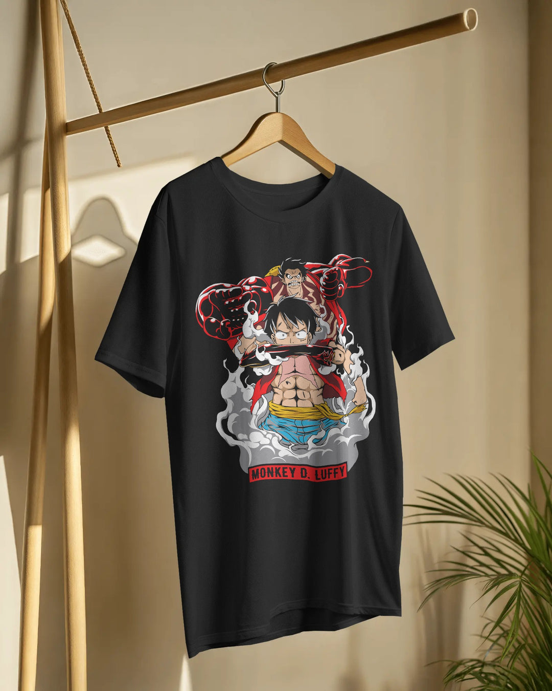 🔥 Monkey D. Luffy Anime Graphic T-Shirt – 100% Cotton