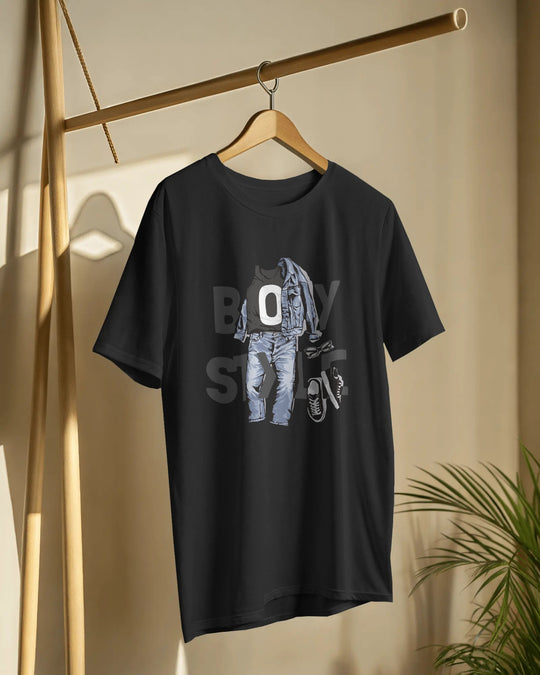 “BoyStyle” Graphic T-Shirt | Regular Fit | 100% Cotton Bio-Wash | Urban Streetwear