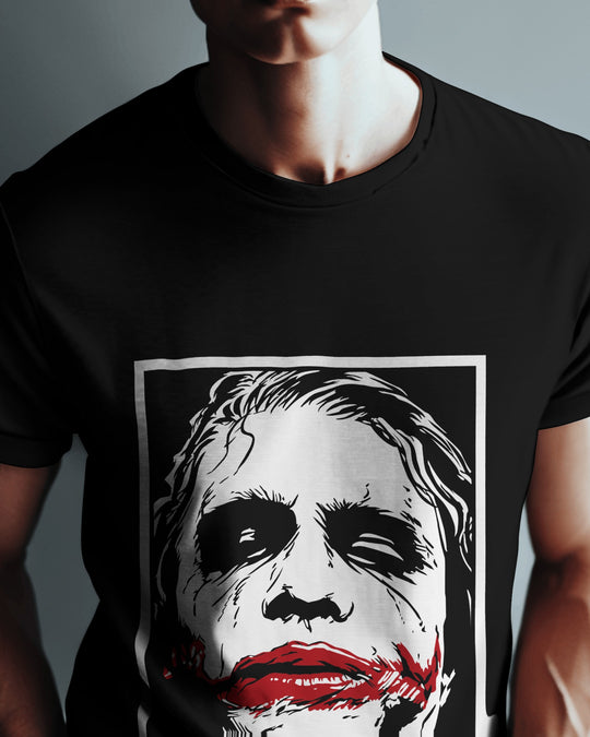 Joker "DISOBEY" Graphic T-Shirt – Bold Villain Art Tee