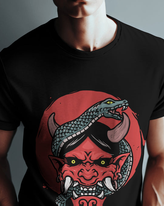 Serpent Oni Tee – Steezon Streetwear Exclusive