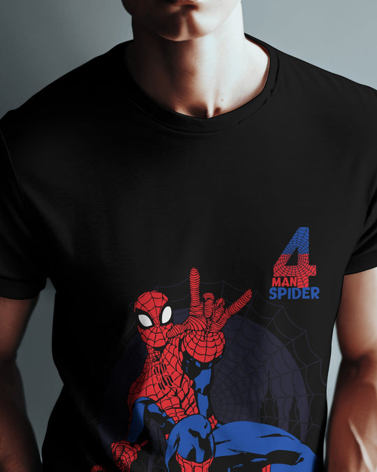 Spider Man T-Shirt – Comic-Style Web Crawler Graphic Tee