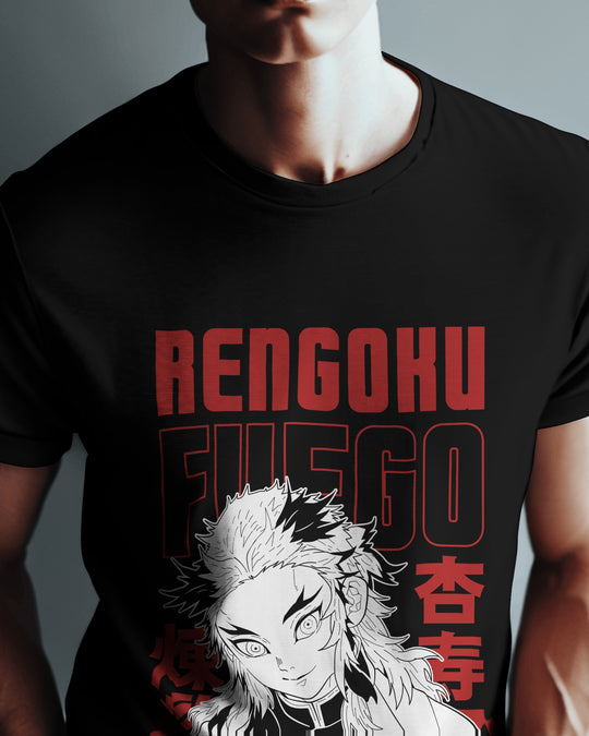 Rengoku Fuego Demon Slayer T-Shirt