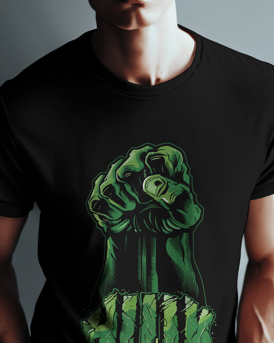 HULK Smash Fist T-Shirt – Retro Comic Style Marvel Graphic Tee