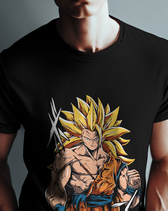 Goku T-Shirt | Regular Fit | 100% Cotton Bio-Wash
