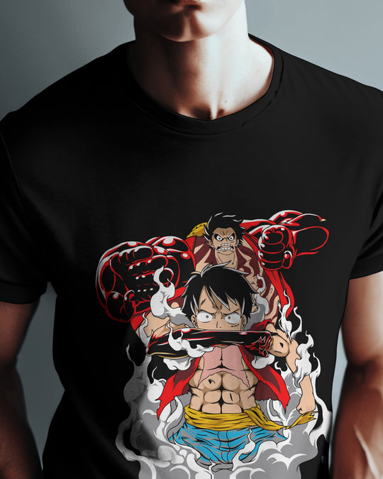 🔥 Monkey D. Luffy Anime Graphic T-Shirt – 100% Cotton