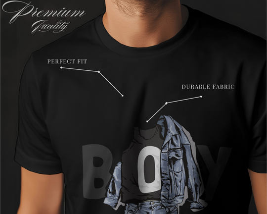 “BoyStyle” Graphic T-Shirt | Regular Fit | 100% Cotton Bio-Wash | Urban Streetwear