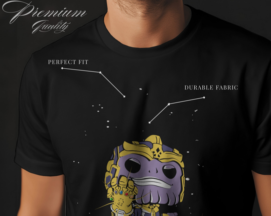 Thanos Snap T-Shirt – 100% Cotton Biowash