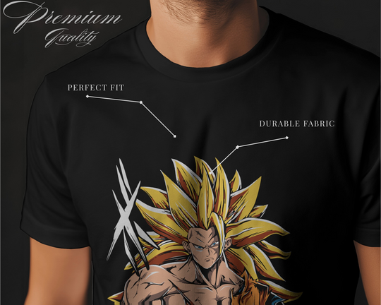 Goku T-Shirt | Regular Fit | 100% Cotton Bio-Wash