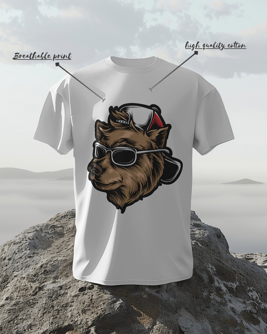 Cool Bear Swag Tee – 100% Bio-Washed Cotton