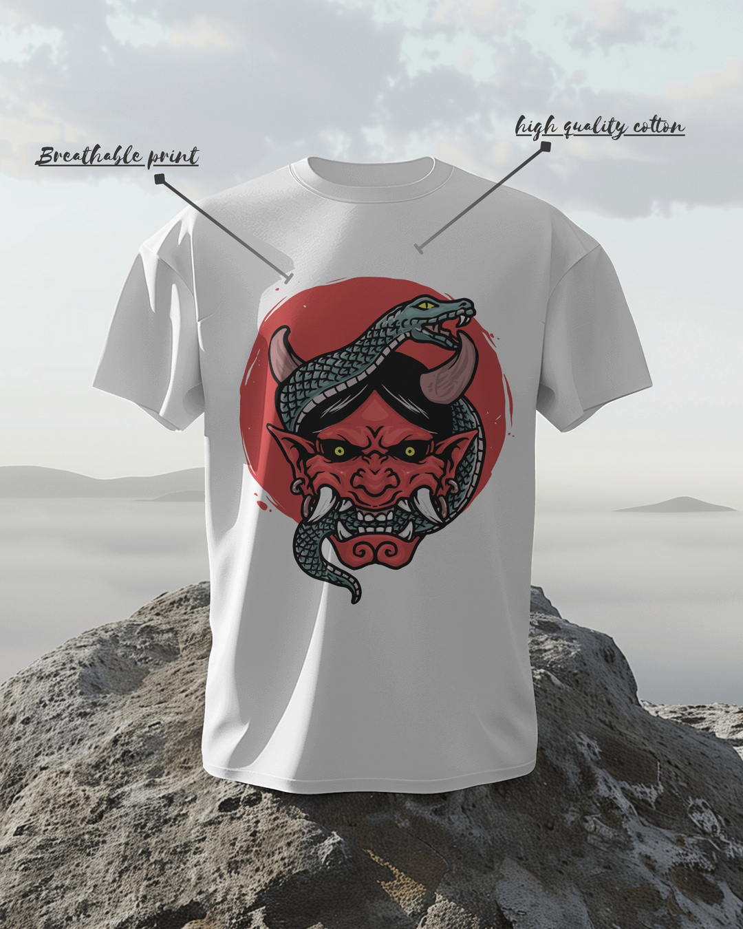Serpent Oni Tee – Steezon Streetwear Exclusive