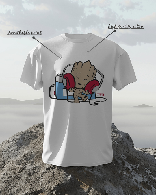 Baby Groot Vibes T-Shirt – 100% Cotton Biowash