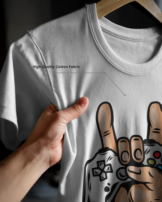“Game Overkill” T-Shirt | Regular Fit | 100% Cotton Bio-Wash | Gamer Streetwear