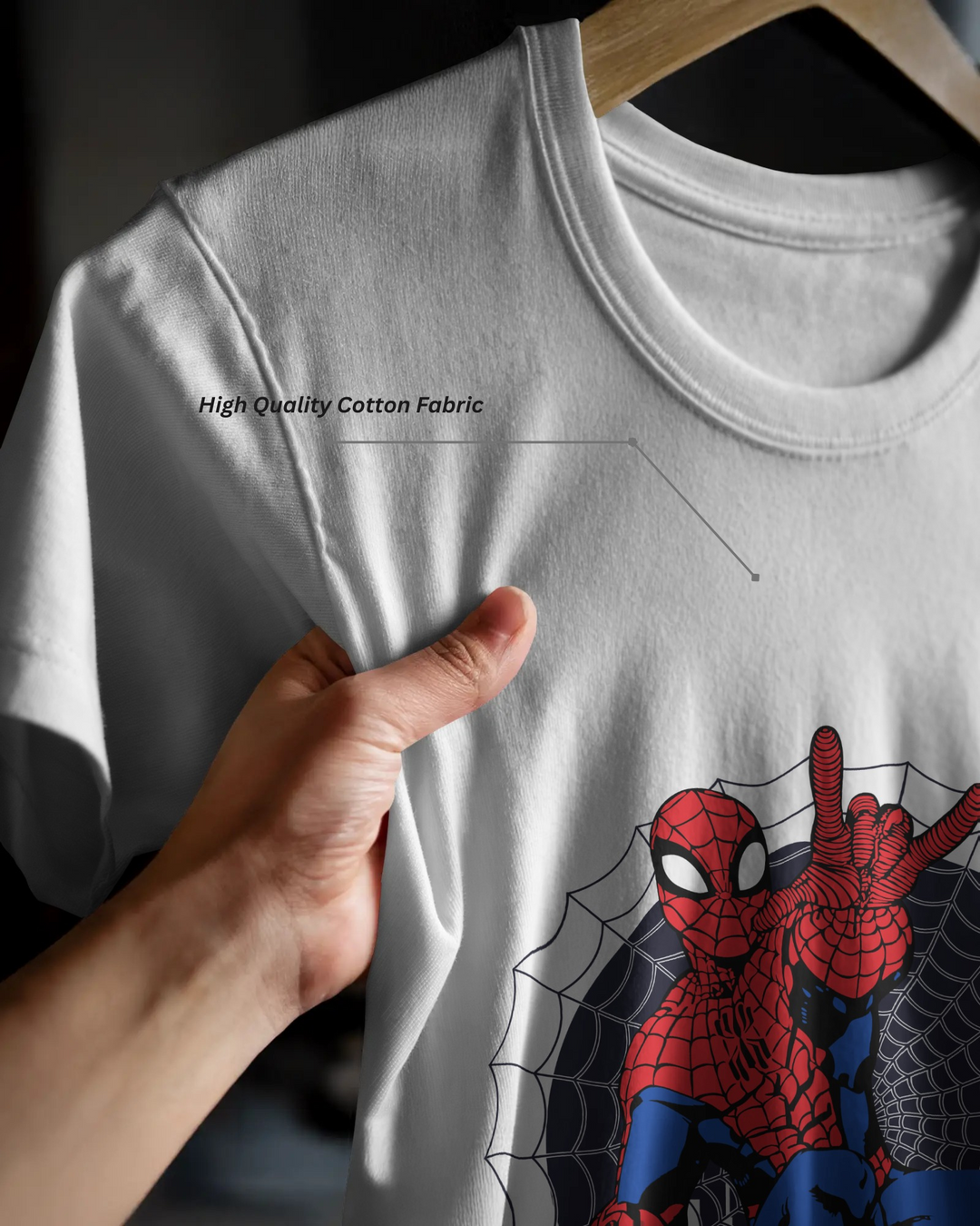 Spider Man T-Shirt – Comic-Style Web Crawler Graphic Tee