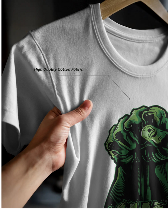 HULK Smash Fist T-Shirt – Retro Comic Style Marvel Graphic Tee