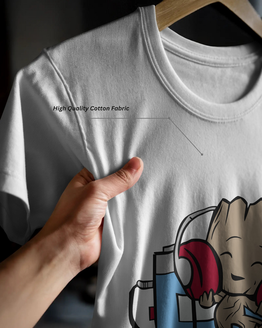 Baby Groot Vibes T-Shirt – 100% Cotton Biowash