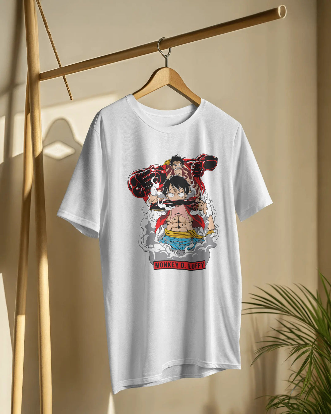🔥 Monkey D. Luffy Anime Graphic T-Shirt – 100% Cotton