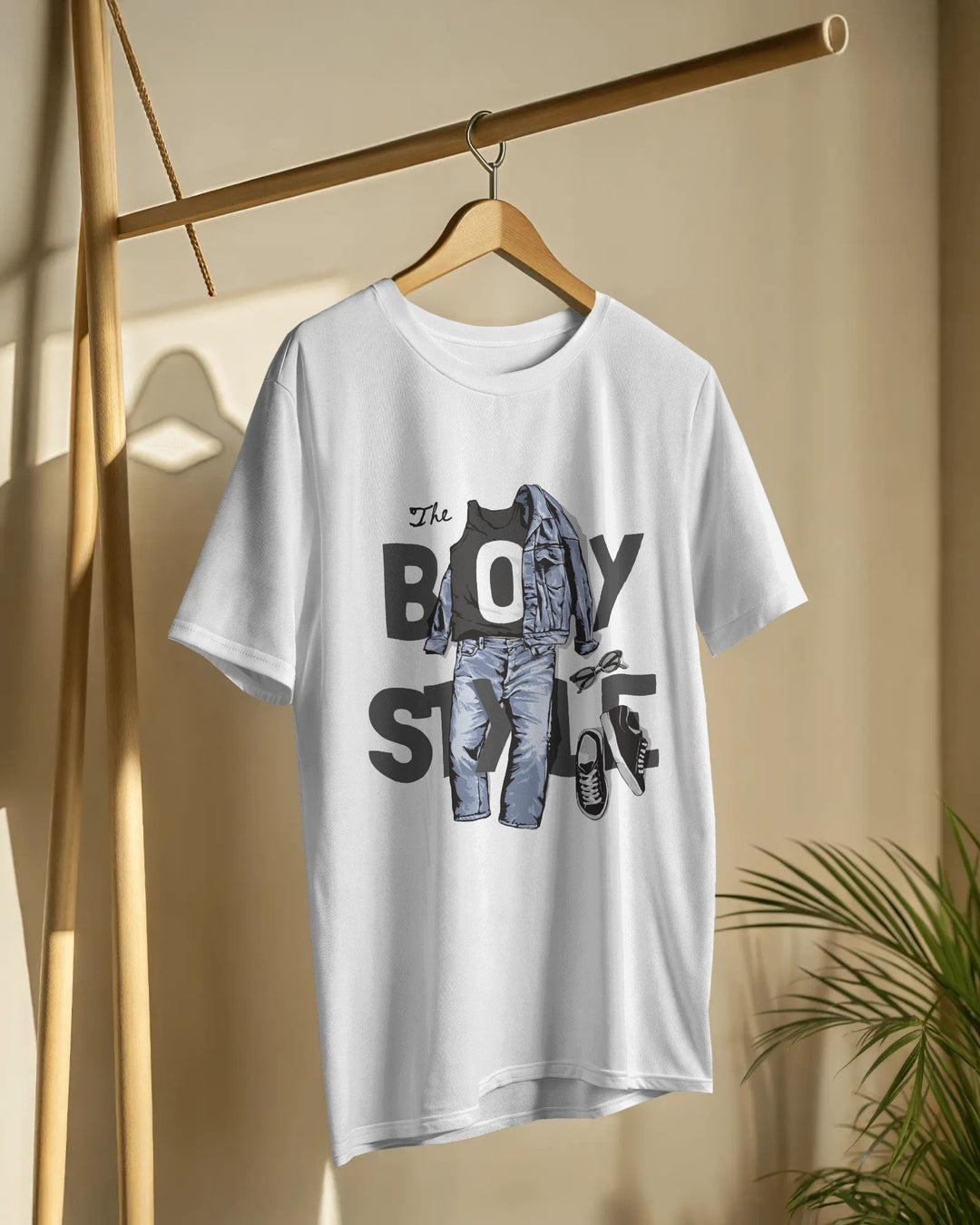 “BoyStyle” Graphic T-Shirt | Regular Fit | 100% Cotton Bio-Wash | Urban Streetwear