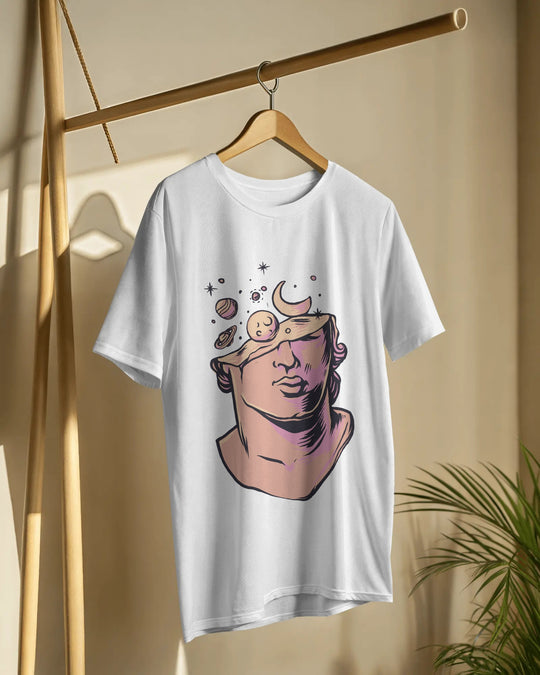 Cosmic Mind Graphic T-Shirt – 100% Cotton Biowash