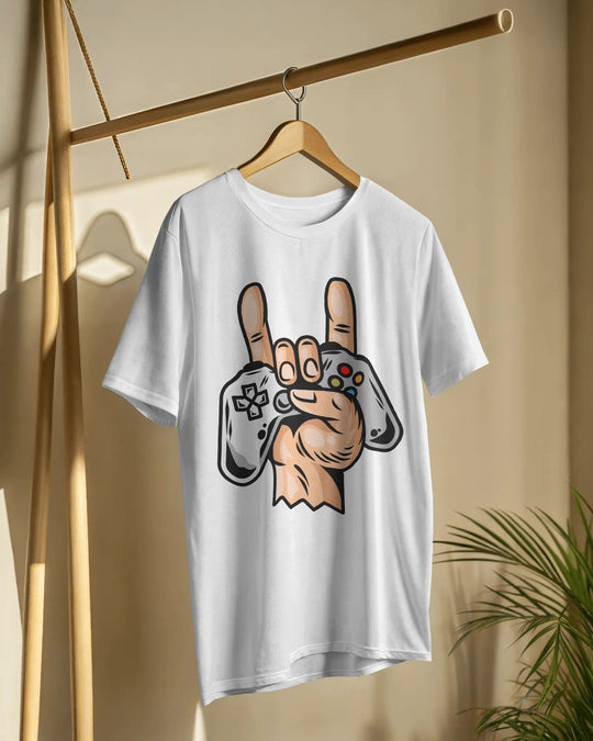 “Game Overkill” T-Shirt | Regular Fit | 100% Cotton Bio-Wash | Gamer Streetwear