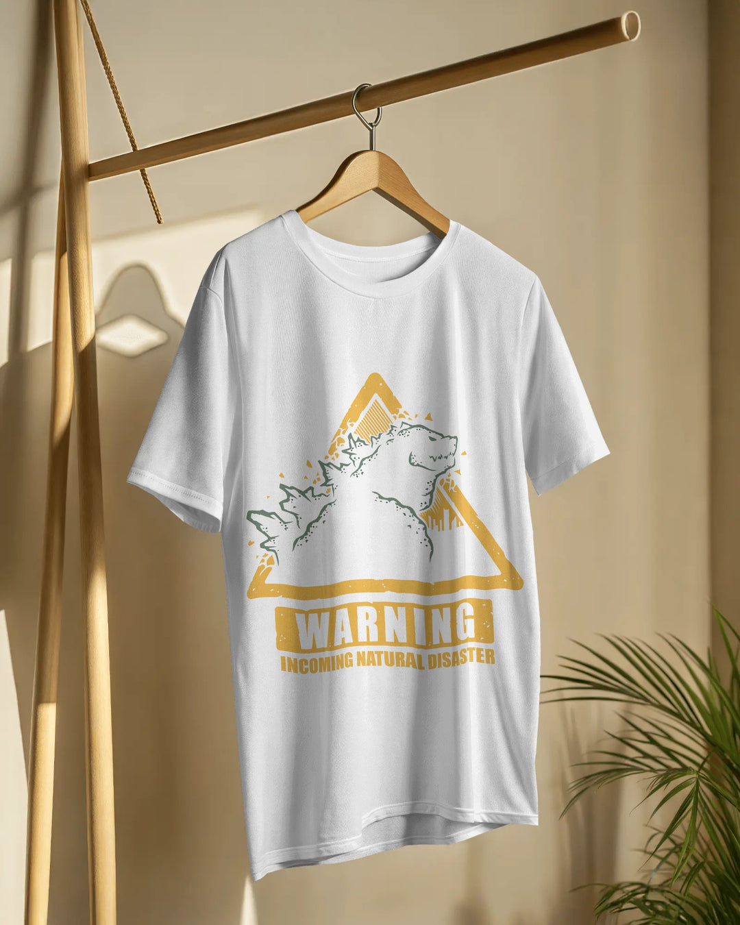 Godzilla "Warning" T-Shirt – Incoming Natural Disaster Graphic Tee