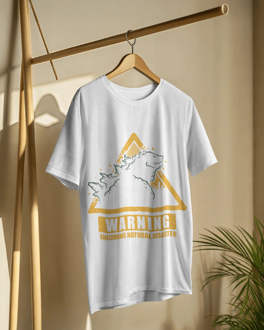 Godzilla "Warning" T-Shirt – Incoming Natural Disaster Graphic Tee