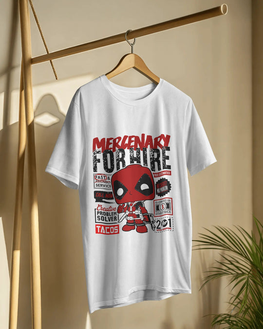 Deadpool Chibi Graphic T-Shirt – 100% Cotton Biowash