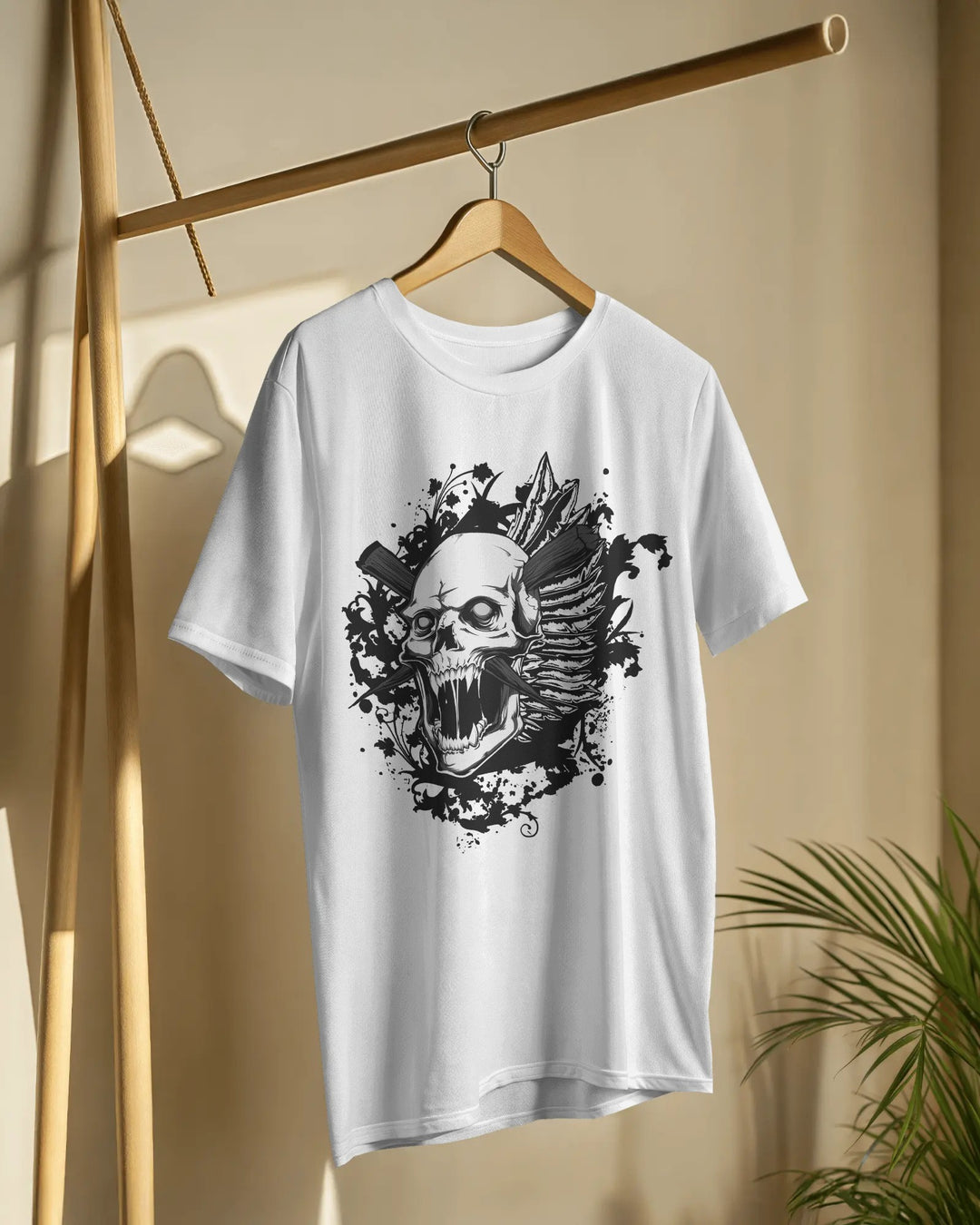 "Rage Skull" T-Shirt | Dark Graphic Tee | Regular Fit | 100% Cotton Bio-Wash