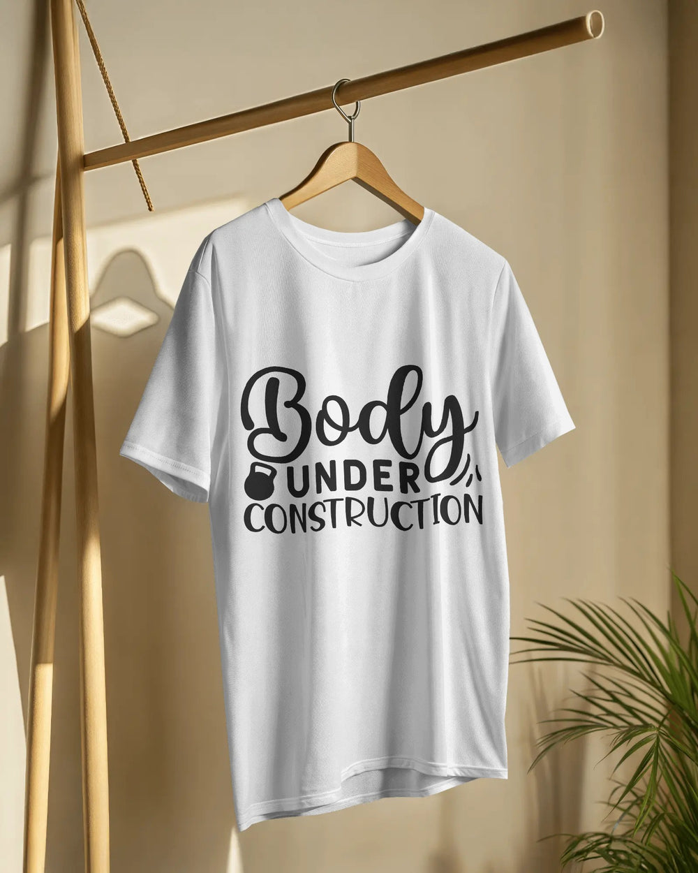Body Under Construction T-Shirt – 100% Cotton Biowash