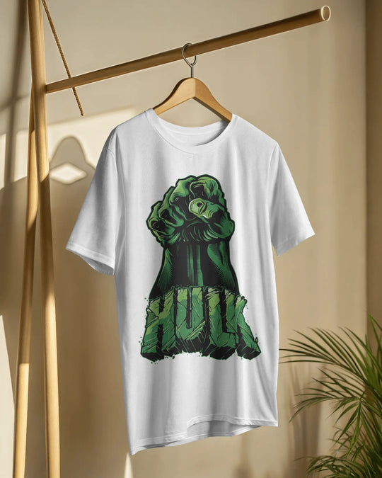 HULK Smash Fist T-Shirt – Retro Comic Style Marvel Graphic Tee
