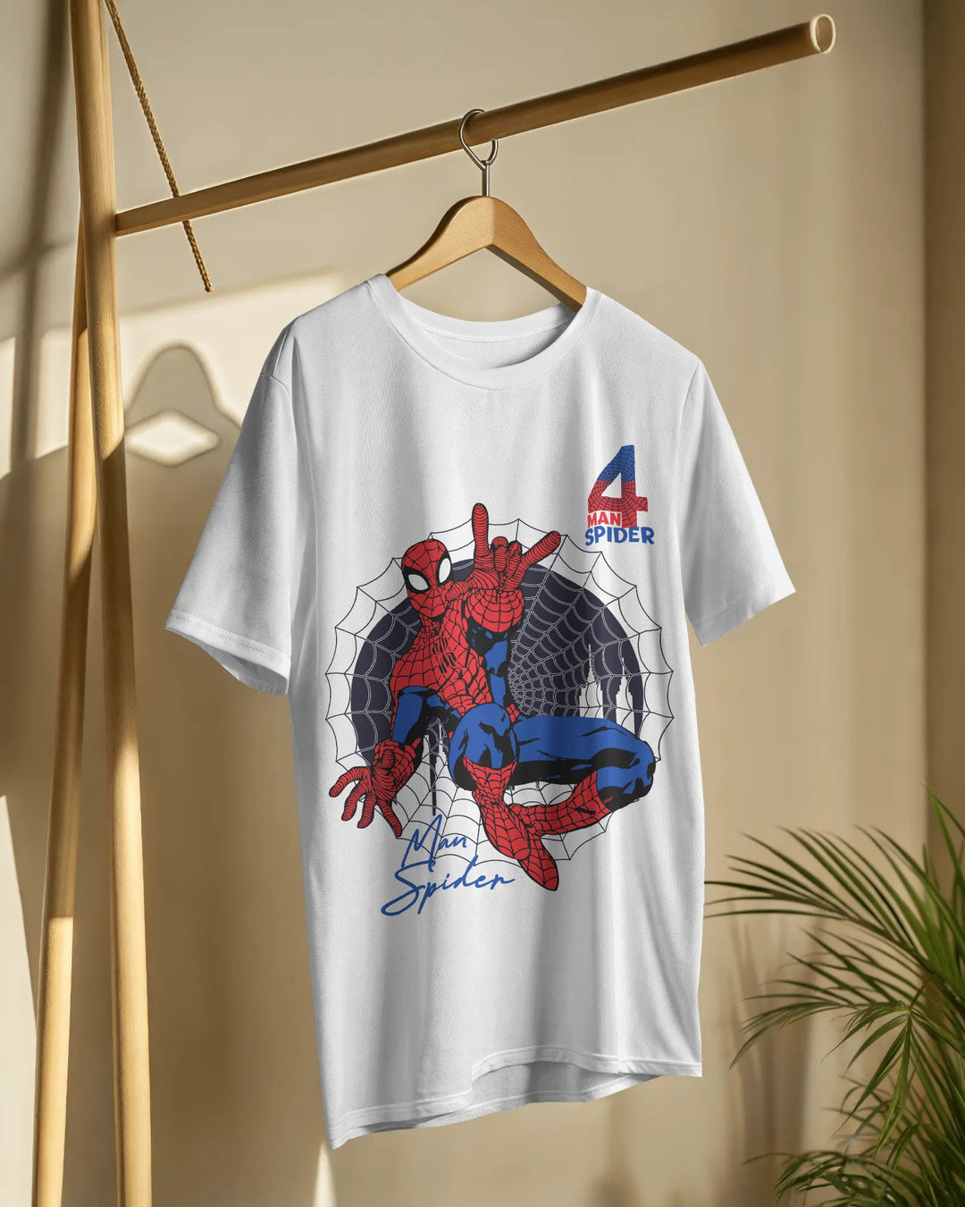 Spider Man T-Shirt – Comic-Style Web Crawler Graphic Tee