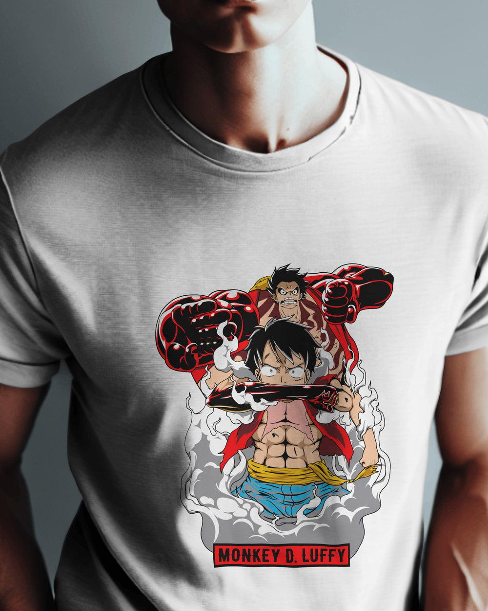 🔥 Monkey D. Luffy Anime Graphic T-Shirt – 100% Cotton
