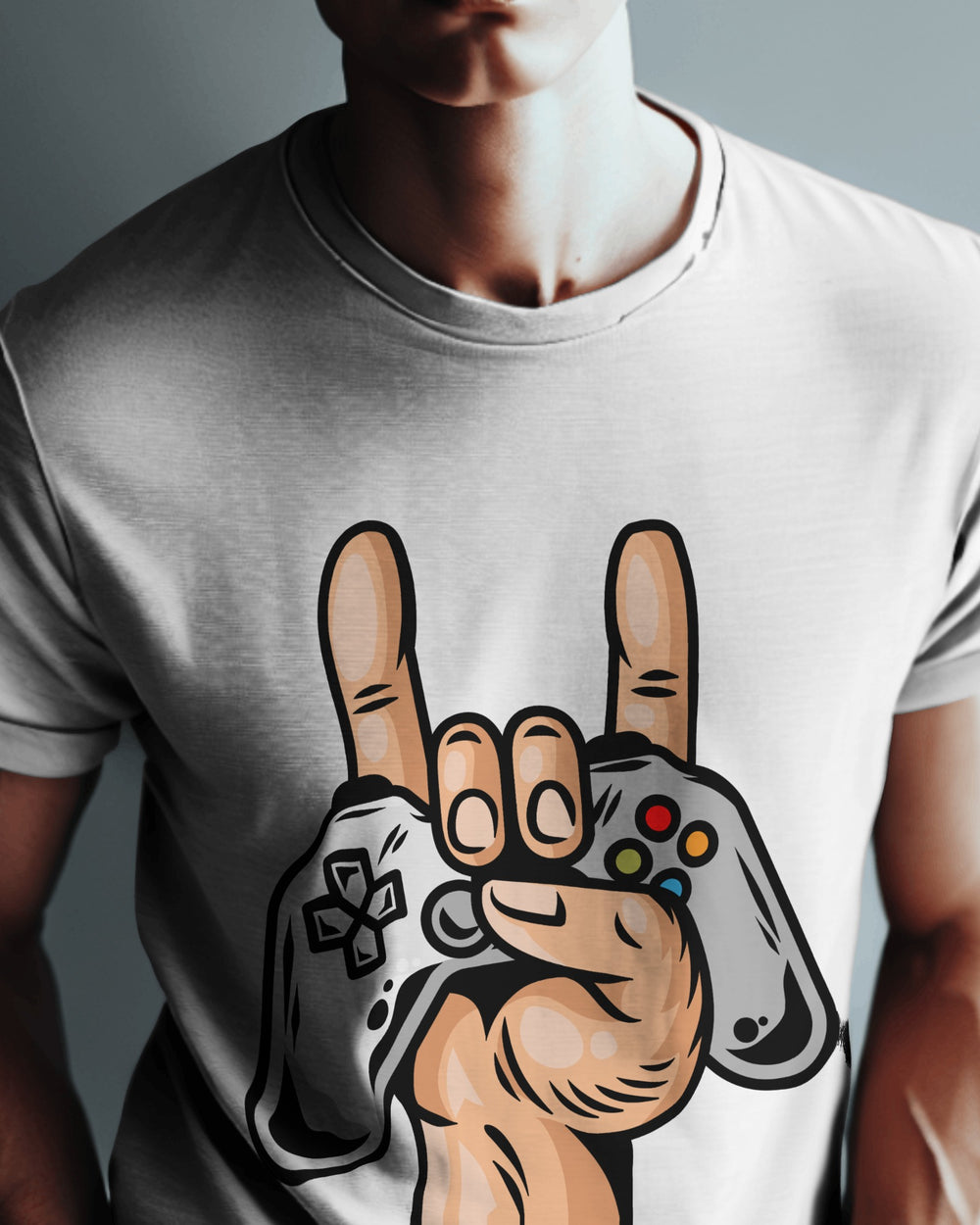 “Game Overkill” T-Shirt | Regular Fit | 100% Cotton Bio-Wash | Gamer Streetwear