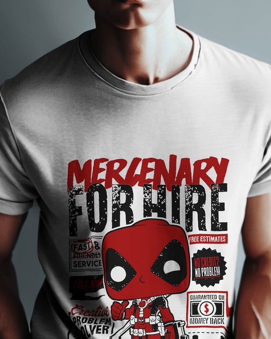 Deadpool Chibi Graphic T-Shirt – 100% Cotton Biowash