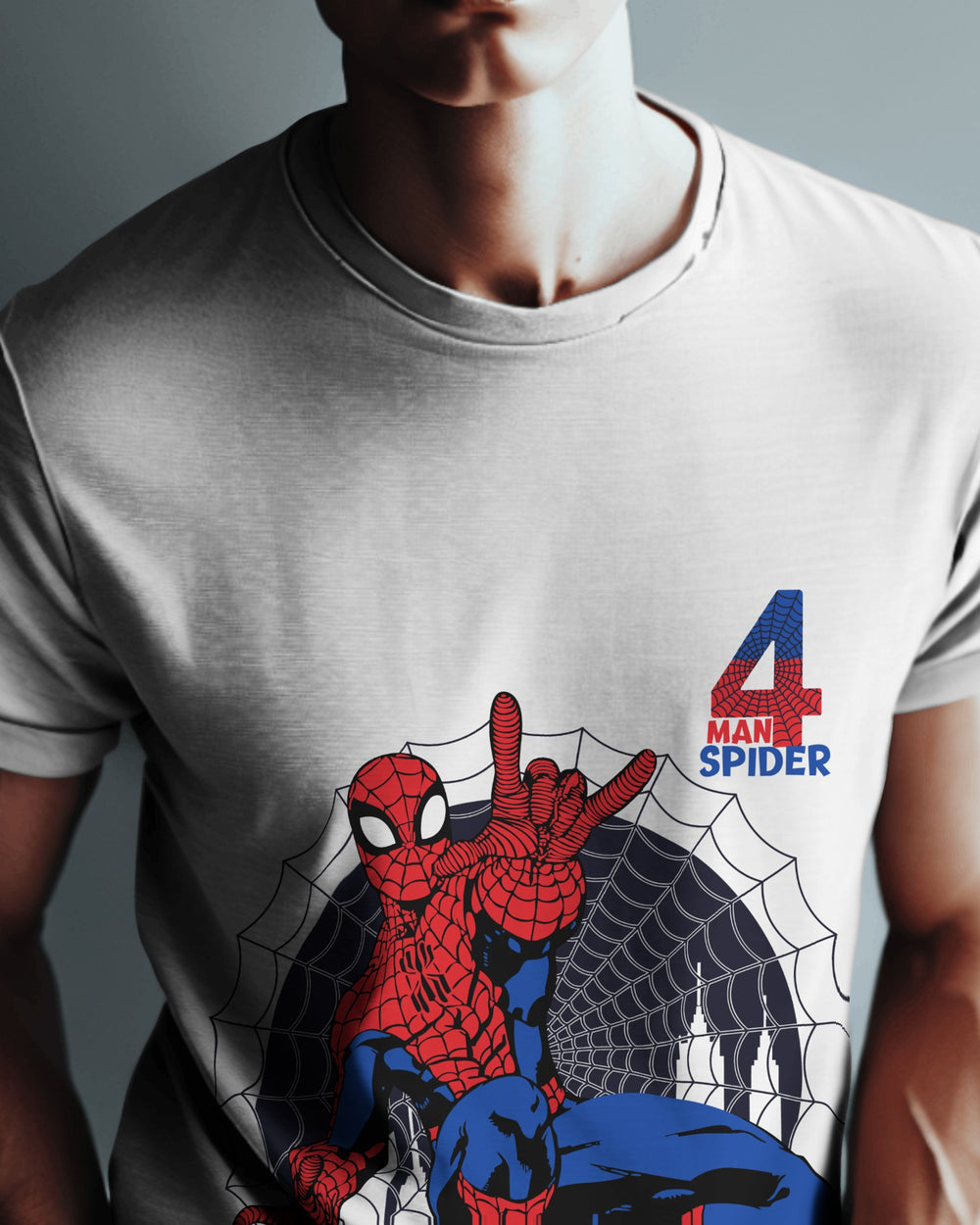 Spider Man T-Shirt – Comic-Style Web Crawler Graphic Tee