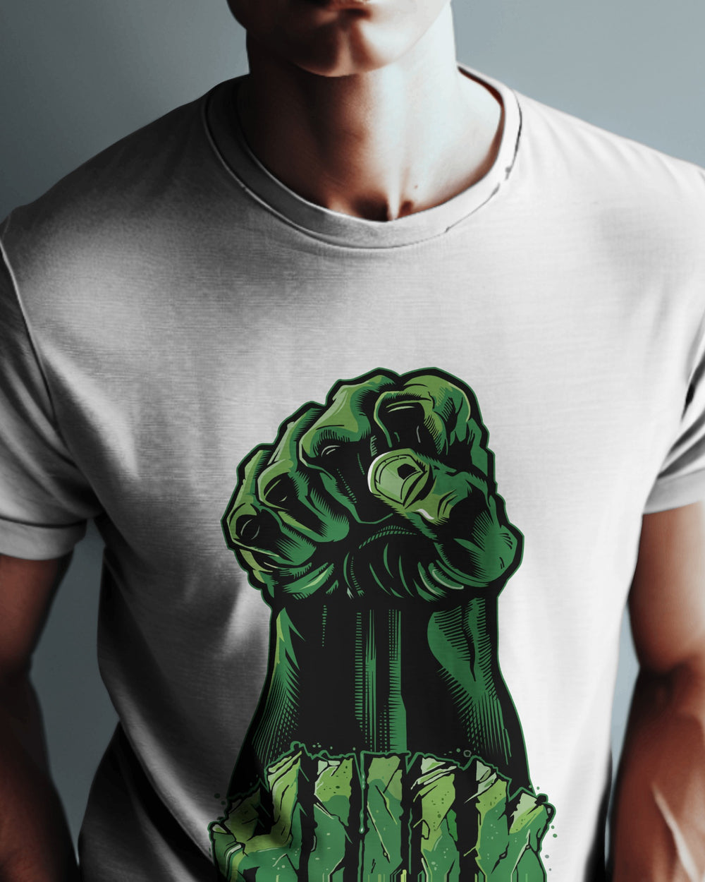HULK Smash Fist T-Shirt – Retro Comic Style Marvel Graphic Tee