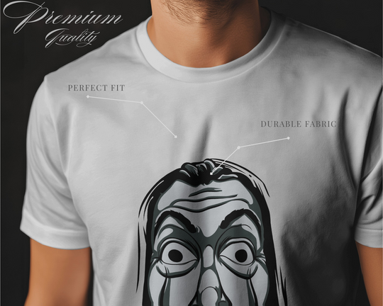 Bella Ciao T-Shirt – Money Heist Inspired Salvador Dali Mask Tee