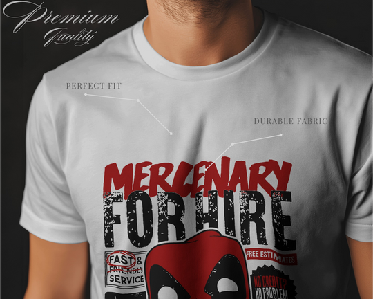 Deadpool Chibi Graphic T-Shirt – 100% Cotton Biowash
